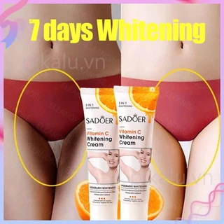 Sadoer Vitamin C Kem Làm Trắng Vùng Nách Kem Dưỡng Ẩm Tẩy Trắng Thuốc Mỡ Loại Bỏ Melanin Làm Mờ Vết Thâm Nuôi Dưỡng Vùng Riêng Tư Kem Dưỡng Da Đầu Gối Kem Làm Trắng Nách.pikalu