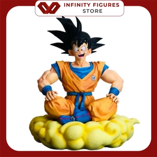 Mô hình Nhân vật Songoku ngồi trên mây cao 39cm sắc nét | Figure anime dragon ball 7 viên ngọc rồng đồ chơi