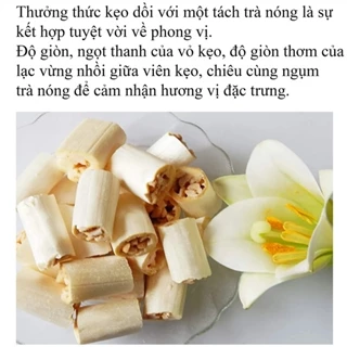 Kẹo Dồi Lạc Vừng Vân Giang Kẹo Tăm Gói 220g - Đặc sản Việt Nam