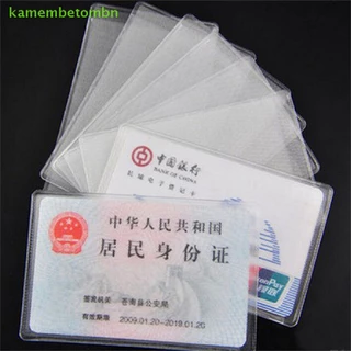 Set 10 Bao Đựng Thẻ id Bằng Nhựa pvc Trong Mờ vn