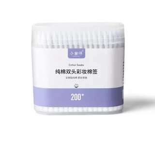 Hộp 200c tăm bông 2 đầu Cotton Swabs