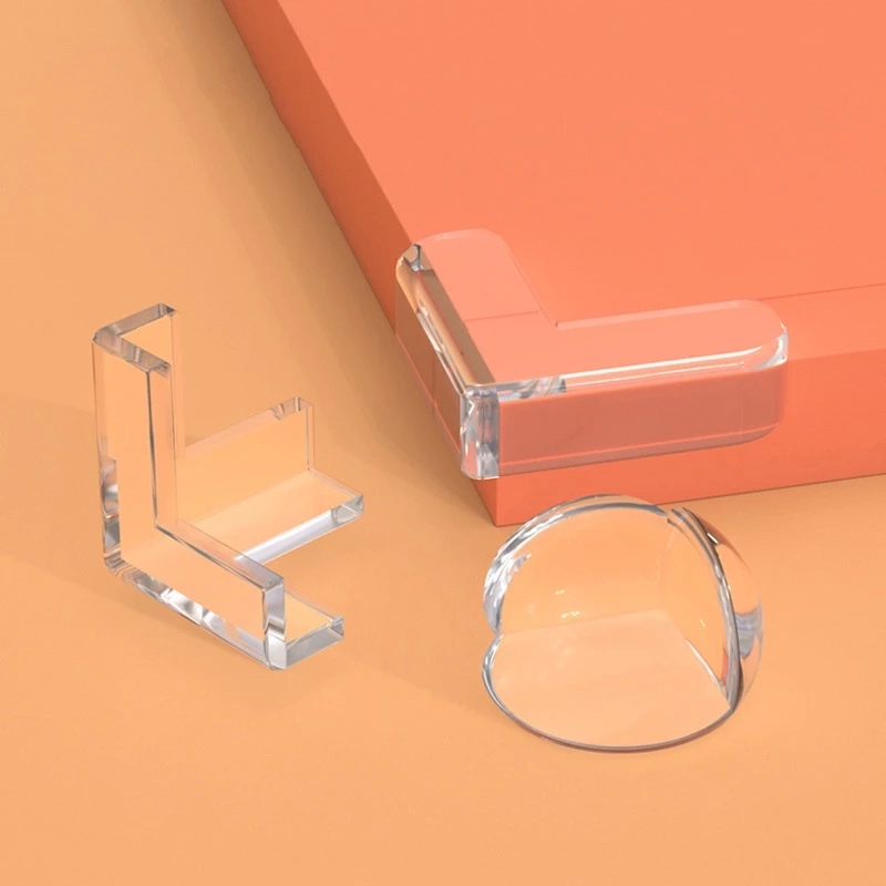 Set 4 Bịt Góc Bàn, Bọc Cạnh Bàn Kính, Cạnh Tủ Vuông Bằng Silicon An Toàn Cho Bé
