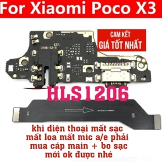 Cụm bo sạc, cáp nối main Xiaomi Redmi PoCo X3 / X3 Pro