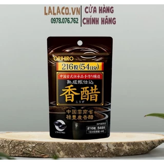 Viên uống giấm đen giảm cân Orihiro 216 viên