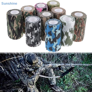 Sun 1pc súng camo ngoài trời hung cắm trại ngụy trang băng quấn ống tàng hình 10cm * 4,5m vn