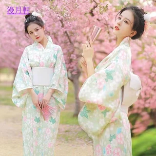 Trang Phục kimono Truyền Thống Nhật Bản Cách Tân Màu Hồng retro Cho Nữ [Hàng Có Sẵn] Trang Trọng Chụp Ảnh Cô Gái Thần