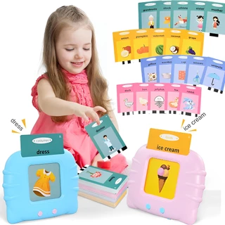 CHINESE AND ENGLISH PRONUNCIATION CARD MACHINE LITERACY CARD CHILDREN'S EARLY EDUCATION EQUIPMENT PRESCHOOL VOICE LEARNING CARD PUZZLE BILINGUAL ENLIGHTENMENT