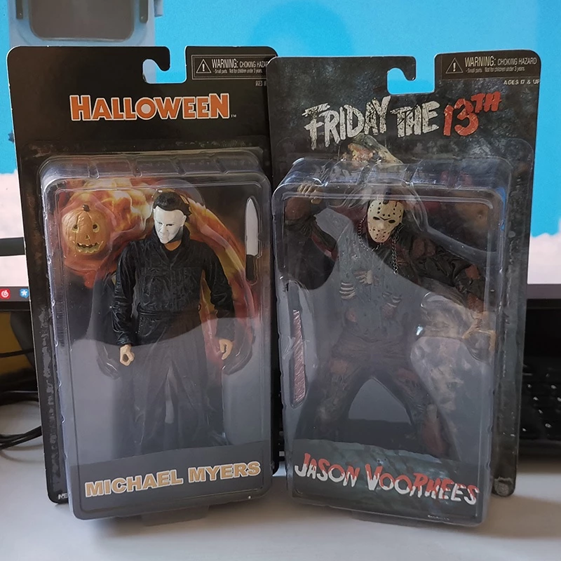 Bộ 7 Máu Giả Hóa Trang Michael Myers 7 Trong Phim NECA Jason Voorhees&quot; Bộ Sưu Tập Mô Hình Nhân Vật Hành Động