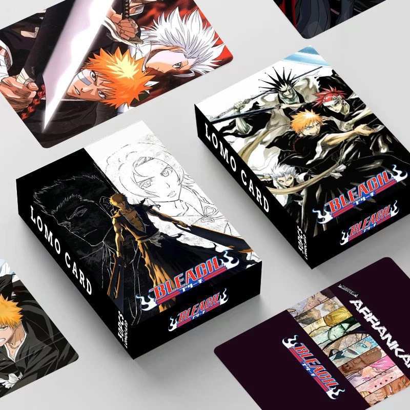 Set 30 Tấm Thẻ Ảnh Lomo Hai Mặt In Hình Anime BLEACH