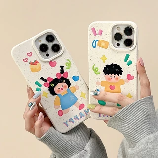 Ốp Điện Thoại Silicon In Hình Vẽ Graffiti Phong Cách Hàn Quốc Cho Iphone 14 Pro Max 13 12 Promax 11 Plus