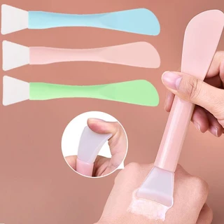 Cọ Silicone Hai Đầu Phẳng Dùng Quét Mặt Nạ Làm Đẹp Có Thể Tái Sử Dụng