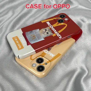 Ốp Điện Thoại Cứng Hình Chú Chó Mcdonald Cho OPPO Find X5 Pro Find X5 X3 Pro F9 F11 A91 A9 A5 A78 A77 A53 A33 A31 A17 A15 A15S