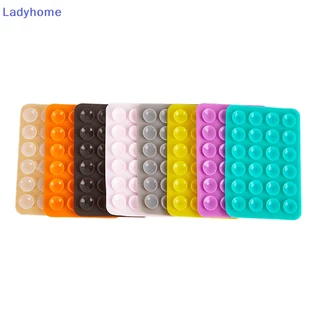 Lady double side silicone suction pad for mobile phone fixture suction cup backed 3m adhesive silicone rubber sucker pad for fixing vn