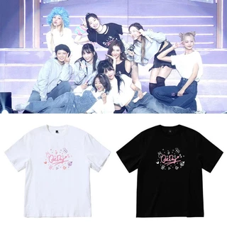 Áo Thun Cotton Tay Ngắn Dáng Rộng In Hình Nhóm Nhạc KPOP TWICE JAPAN FMONCE DAY Plus Size Cho Nữ