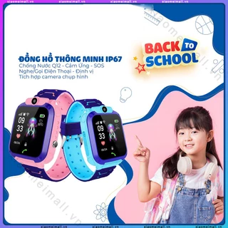 Đồng Hồ Thông Minh Q12 Định Vị LBS dành cho bé VÀ Sim 4G Mobile siêu ưu đãi (Xiaomeimall)
