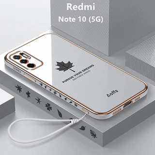 Ốp Lưng Redmi Note 10 5G Mềm Chống Sốc Họa Tiết Lá Phong Cho Ốp Điện Thoại Redmi Note 10 5G