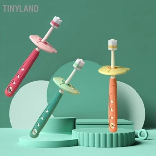 TinyLand Bàn chải đánh răng trẻ em 360 độ nano kháng khuẩn lông mềm 1-6 tuổi bảo vệ răng bé lông mịn thiết bị làm sạch răng cmman