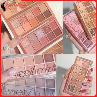 Bảng mắt nhũ lì 10 màu Sweet Mint MS 508 [ MakeupBeauty.Store Cho Nàng Thêm Xinh ]