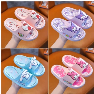 Dép Đi Trong Nhà Mềm Mại Chống Trượt Hình Sanrio Kuromi Melody / Hello Kitty / Cinnamoroll Đáng Yêu Cho Người Lớn Và Trẻ