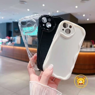 Vỏ sóng kem dễ thương cho oppo a94 4g a93 a73 4g a54 4g a77s a57 4g a77 4g a12e a12 a7 a5s a3s a57e a57s a1k vỏ điện thoại cặp đôi vỏ mềm tpu bảo vệ trong suốt ốp lưng