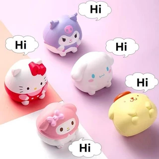 5 kiểu sanrio squishy kawaii cartoon mymelody kuromi cinnamoroll pompom purin chậm tăng căng thẳng giảm căng thẳng bóp bóp bóp thần tài đồ chơi trẻ em