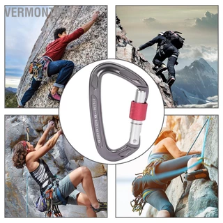 Vermont055 7075 Nhôm Hàng Không Khóa Chủ Carabiner D Vòng An Toàn Thiết Bị Ninh Bánh Răng Cho Leo Núi Ngoài Trời  Cắm Trại