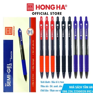 Bút Semi Gel 0.7mm Hồng Hà 2600 Mực Xanh/Đen/Đỏ - Nét Viết Siêu Êm 5.0 1 Đánh Giá 15 Đã Bán Tố cáo