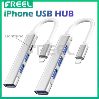 Hub OTG 4 Trong 1 Cổng USB 3.0 Sạc Nhanh Tương Thích Với iPhone / iPad / Ổ Đĩa Flash / Bàn Phím / Chuột / Thẻ Âm Thanh USB