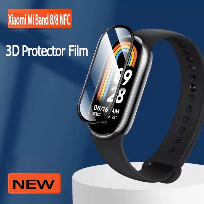 Miếng dán màn hình đồng hồ thông minh JANSIN HD bảo vệ cho Xiaomi Mi Band 8 8NFC 
