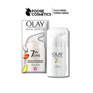 Kem dưỡng đêm 7 tác dụng Olay Total Effects 7 in 1 Night Firming Moisturiser 50ml