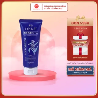 Sữa Rửa Mặt Ngừa Mụn, Sáng Da Hatomugi Acne Care & Facial Washing 130g