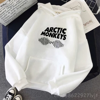 Áo Hoodie Cotton Tay Dài In Hình Khỉ Bắc Cực Phong Cách Harajuku Cổ Điển Hip Hop CTNW Dành Cho Bạn Nữ