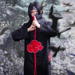 Zialtyi animer cosplay trang phục Akatsuki Itachi áo choàng chất lượng cao Anime convention VN