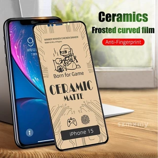 Còn hàng 9d soft ceramic clear / matte protector cho iphone 15 14 12 13 11 pro max mini x / xs xr 8 7 6 14plus screen protector