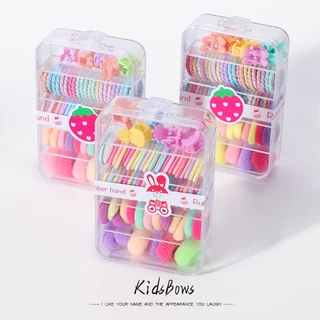 Bộ phụ kiện tóc KIDSBOWS đính nơ họa tiết hoạt hình dễ thương cho bé gái