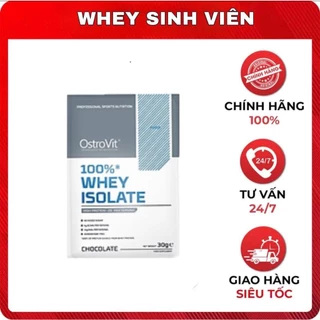 [1 lần dùng]  [Chính hãng] Gói Sample Dùng Thử Ostrovit Whey Protein Isolate 30g