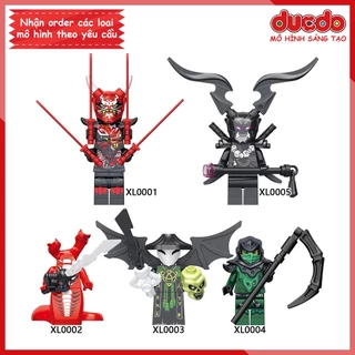 Minifigures các nhân vật Ninjago tuyệt đẹp - Đồ chơi Lắp ghép Xếp hình Mini Ninja Mô hình XL0001 - XL0005