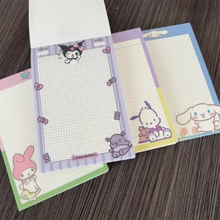 Bộ 50 Giấy Ghi Chú Họa Tiết Sanrio Kuromi Dễ Thương