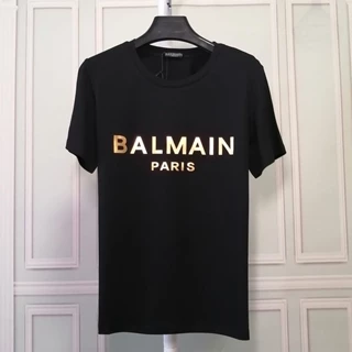 Nam và nữ cùng hàng đầu balma thời trang mùa hè giản dị cotton tinh khiết đóng dấu logo in áo t-shirt tay ngắn lớn xs-3xl