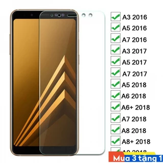 Toàn Bộ Kính Cường Lực Toàn Màn Hình Cho Samsung a3 a5 a6 A7 A8 A8s A9 A12 Star Pro Lite Plus 2016 2017 2018 2019 KOG2