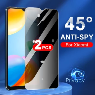 Kính Cường Lực chống nhìn trộm cho Xiaomi Mi Redmi Note 12 11 10 Pro 12S 11S 10S 12C 10C 10A A1 Poco F5