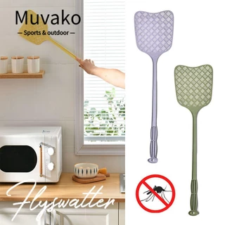 MUVAKO Vợt Đập Ruồi Bằng Nhựa Siêu Bền Tiện Dụng Cho Gia Đình