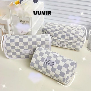 UUMIR Túi Đựng Bút Bằng Vải Cotton Sức Chứa Lớn Hình Chú Chó Đáng Yêu Dành Cho Học Sinh