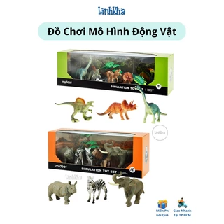 Đồ Chơi Mô Hình Động Vật Và Khủng Long Similation Toy Dinasour Animal Set Mideer Cho Bé 3 4 5 6 Tuổi