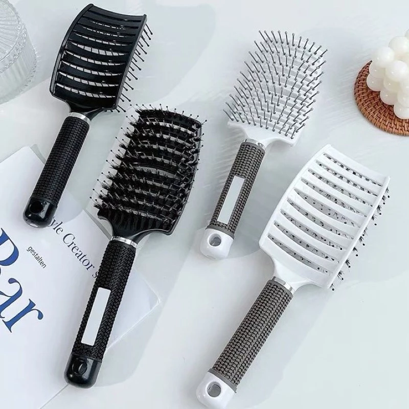 Lược bán nguyệt gỡ rối tạo phồng tóc, lược sấy tạo kiểu tóc