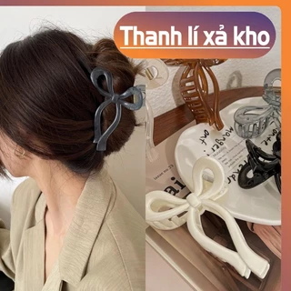 Kẹp Tóc Hình Nơ Bằng Acrylic Thời Trang Cho Nữ