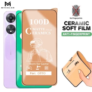 kính cường lực mềm dẻo toàn màn hình Cho OPPO A60 A98 A96 A79 A78 A77s A77 A76 A58 A57 A38 A36 A18 A17 A17K 5G 4G 2024