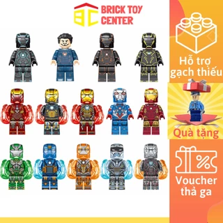 Đồ chơi lắp ráp minifigures mô hình nhân vật Siêu anh hùng Marvel Comics Người Sắt Iron man Tony Stark