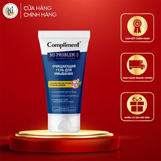 Sữa Rửa Mặt Giảm Thâm Ngừa Mụn Compliment AHA-BHA-PHA & Tee Tree Cho Da Mụn Thâm 200ml - Vạch Vàng