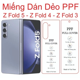 Miếng Dán PPF Cho Samsung Galaxy Z Fold 5, Dán Dẻo Trong Suốt Màn Hình Trong + Màn Hình Ngoài + Mặt Sau - Filo Shop